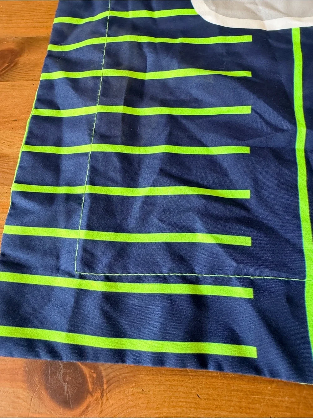 Officially licensed Seattle Seahawks standard pillow sham Green Blue Football